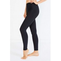 Kadın İçi Pamuklu Termal Pijama Tayt İçlik Siyah Beden 2XL-3XL