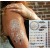 Metallic Tattoo - Metalik  Geçici Dövme Şablonu