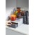 Compact Çekmeceli Organizer Mutfak Kavanoz Standı - Bitki Çayı Düzenleyici