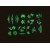 Glow Tattoos Geçici Fosforlu Dövme Seti
