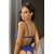 Night Light Kadın Mavi Bacak Bantlı File Fantezi Jartiyer Takım 3405 Beden L-XL