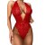 Night Light Kadın Kırmızı Dantelli Fantazi Body 3231 Beden L-XL
