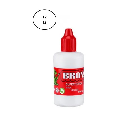 Brons BR-408 100 gr Su Bazlı Beyaz Tutkal 12'li