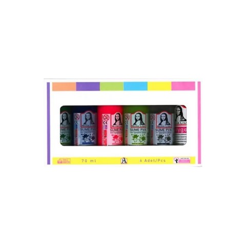 Mona Lisa 6'lı 70 ml Slime Set SL06