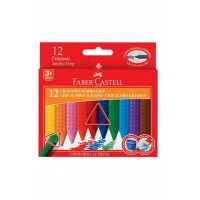 Faber Castell Grip Jumbo Wax Crayon Pastel Boya 12 R
