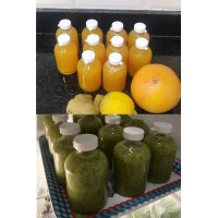 12 Adet Cam Şişe Kavanoz Kapaklı Flakon Detoks -Ginger Shot Şişesi -50ML