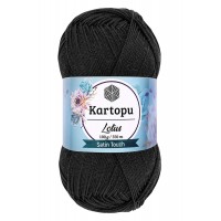 Lotus Bikini Büstiyer Bluz Örgü İpi  K940 Siyah