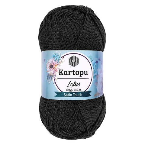 Lotus Bikini Büstiyer Bluz Örgü İpi  K940 Siyah