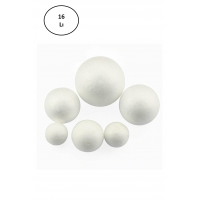 Strafor Köpük Top 8 Cm 16'lı