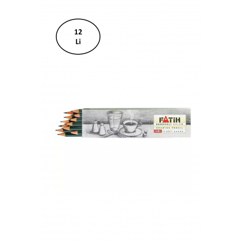 Fatih Dereceli Kurşun Kalem 2B 12 Li