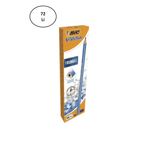 Bic Evolution Üçgen Hb Kurşun Kalem 72'li
