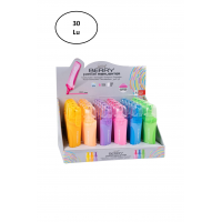 Serve Berry Fosforlu Kalem Pastel Karton Stant 30'lu