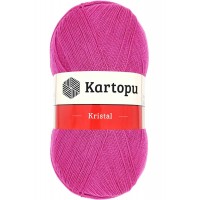 Kristal Çift Katlı El Örgü Lif İpi Fuşya K440