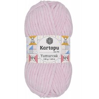 Yumurcak Kadife El Örgü İpi Toz Pembe K1562