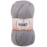 Süper İnci El Örgü İpi 100 gr Gri 11538