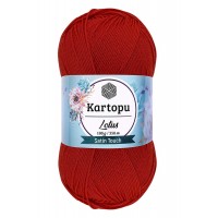 Lotus Bikini Büstiyer Bluz Örgü İpi  K101 Nar Çiçeği