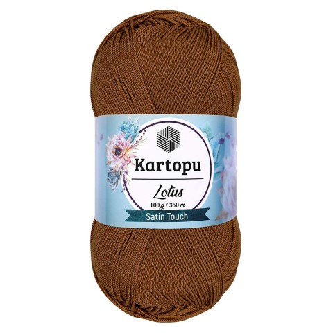 Lotus Bikini Büstiyer Bluz Örgü İpi  K840 Koyu Hardal