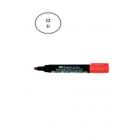 Faber Castell Permanent Markör Jumbo 23 Kırmızı 12'li
