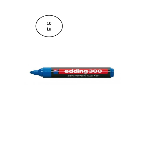 Edding Permanent Markör Mavi E-300 10'lu