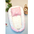 Babynest Yastıklı Çok Amaçlı Anne Yanı Minder Alt Açma Pembe Bebek Yatak