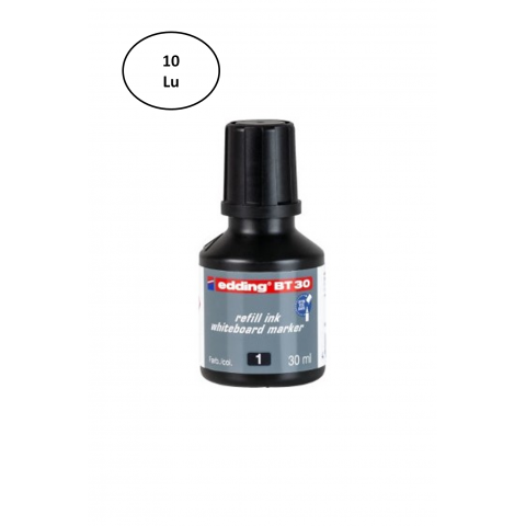 Edding Tahta Kalem Mürekkep 30 Ml Siyah 10'lu