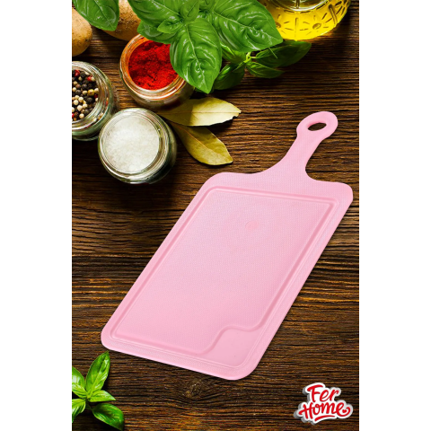 Kesme Tahtası Kaydırmaz Plastik Kesme Sunum Tahtası Pratik Kesim Panosu 165x315 Mm Hepbidolu -FR-105