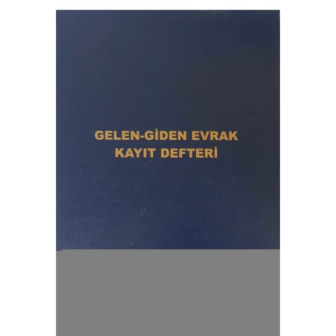 Kocaoluk Gelen Giden Evrak Kayıt Defteri Ciltli