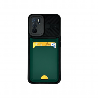 OPPO A16 TLP KARTLIKLI SİLİKON KILIF Renk BORDO