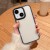 İPHONE 14 PLUS YANLARI RENKLİ SİLİKON PARLAK ARKA YÜZEYLİ TLP TİGER HİBRİT KAPAK Renk BEYAZ