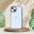 İPHONE 13 YANLARI RENKLİ SİLİKON PARLAK ARKA YÜZEYLİ TLP TİGER HİBRİT KAPAK Renk KREM