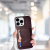 İPHONE 14 PRO MAX TLP KARTLIKLI STANDLI GLASE LÜX DERİ KILIF Renk KAHVERENGİ