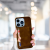 İPHONE 14 PRO MAX TLP KARTLIKLI STANDLI GLASE LÜX DERİ KILIF Renk KAHVERENGİ