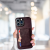 İPHONE 13 PRO MAX TLP KARTLIKLI STANDLI GLASE LÜX DERİ KILIF Renk KAHVERENGİ
