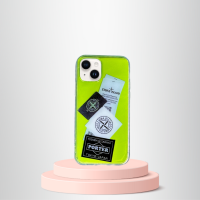 İPHONE 13 UYUMLU BASKILI RENKLİ TRANSPARAN KILIF TLP TİER COVER Renk AÇIK YEŞİL