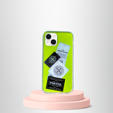 İPHONE 13 UYUMLU BASKILI RENKLİ TRANSPARAN KILIF TLP TİER COVER Renk AÇIK YEŞİL
