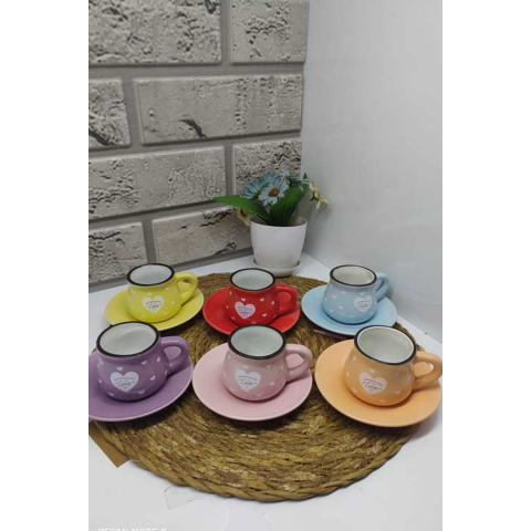 Lüks Kahve Fincanı 6'lıPAK-2209