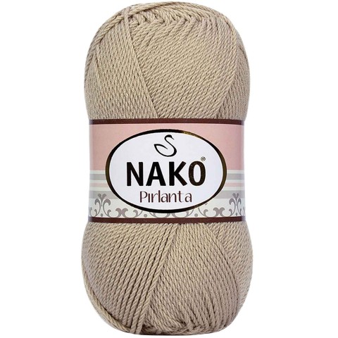 Pırlanta Amigurumi El Örgü İpi Yünü Bej 6742