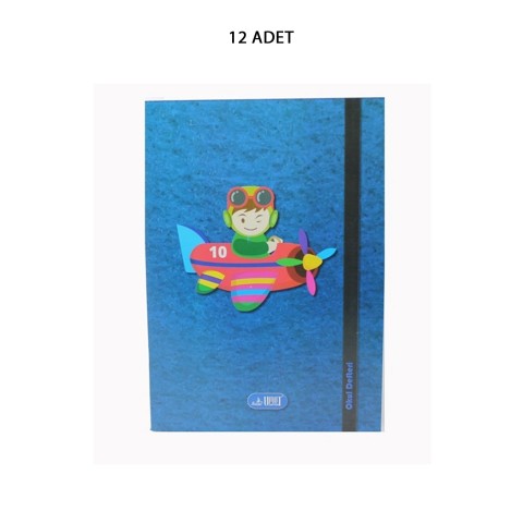 12 Adet Lise Defteri 100/1 Yaprak Çizgili